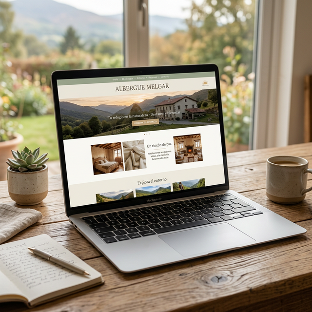 Diseño web Albergue Melgar